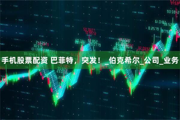 手机股票配资 巴菲特，突发！_伯克希尔_公司_业务