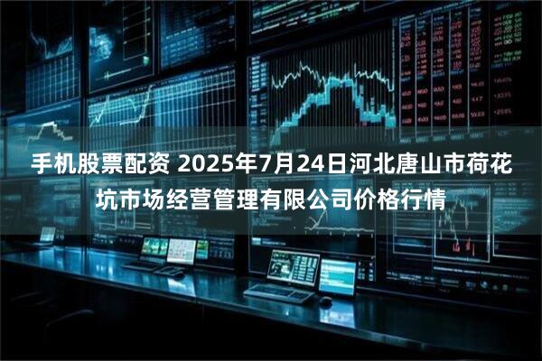 手机股票配资 2025年7月24日河北唐山市荷花坑市场经营管理有限公司价格行情